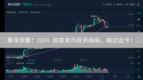 😱暴涨预警！2024 加密货币投资指南，错过血亏！💰