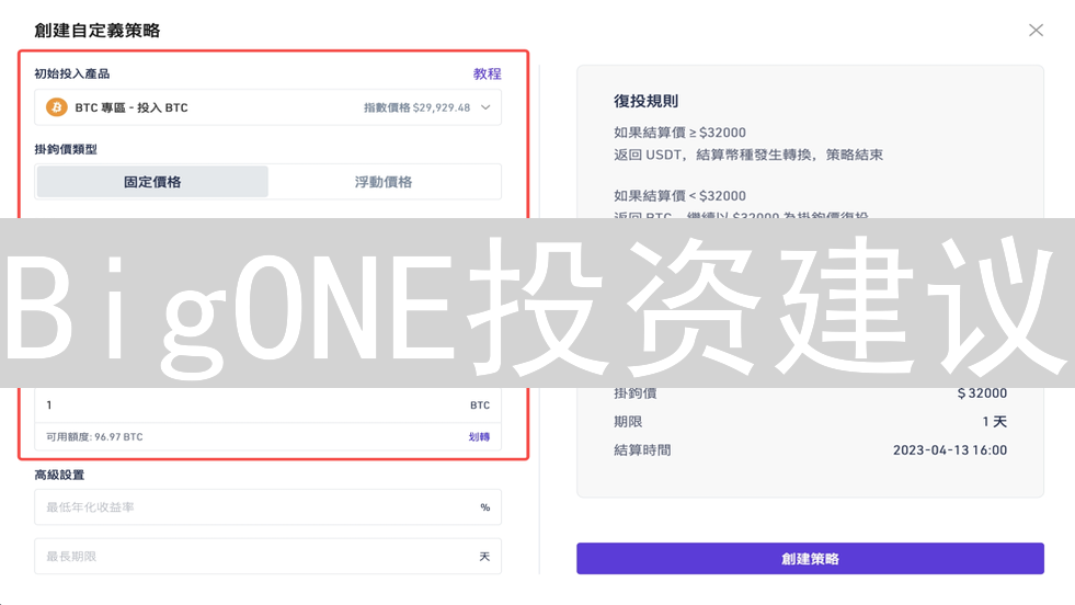 BigONE投资建议：穿越迷雾，探寻加密货币市场机遇