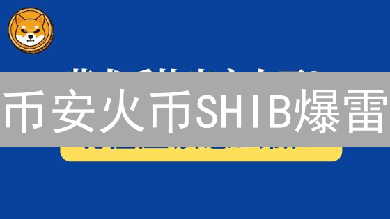 币安火币SHIB爆雷？警惕狗狗币的致命风险！