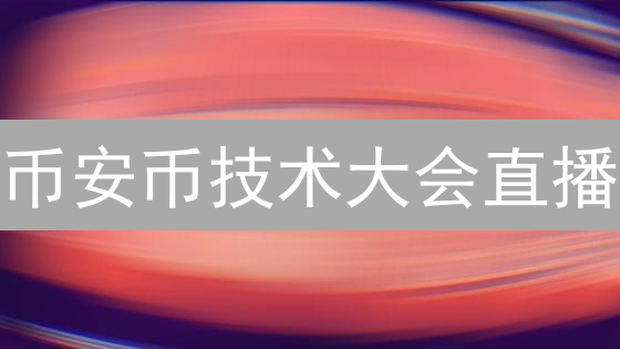 币安币技术大会直播：Web3未来展望
